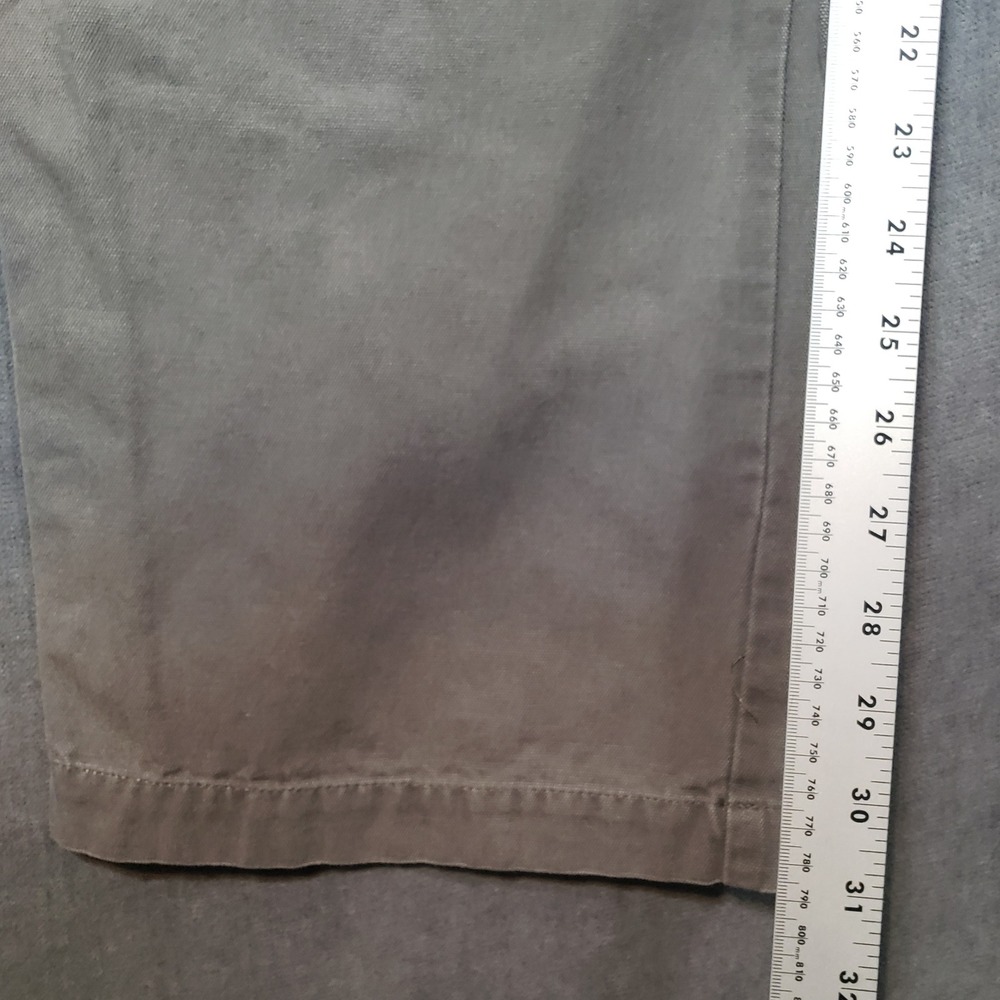 Columbia Canvas Utility Pants Mens 38x32 Gray Straight Leg Cotton Workwear - Picture 9 of 12
